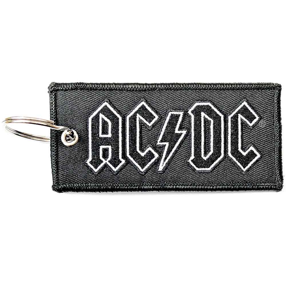 AC/DC - Keychain: Logo (Double Sided Patch) - keyrings image 1