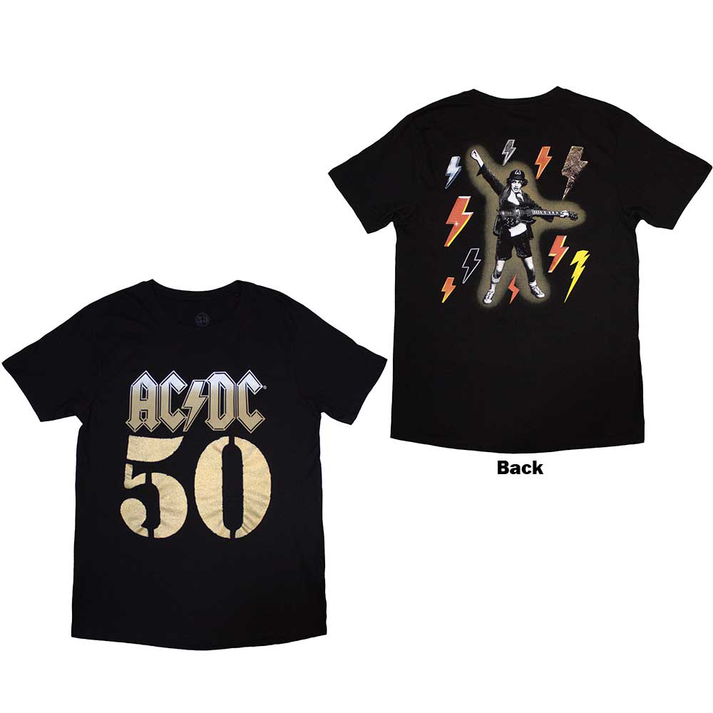 AC/DC - tshirt - Unisex - Short Sleeves - Bolt Array - Medium