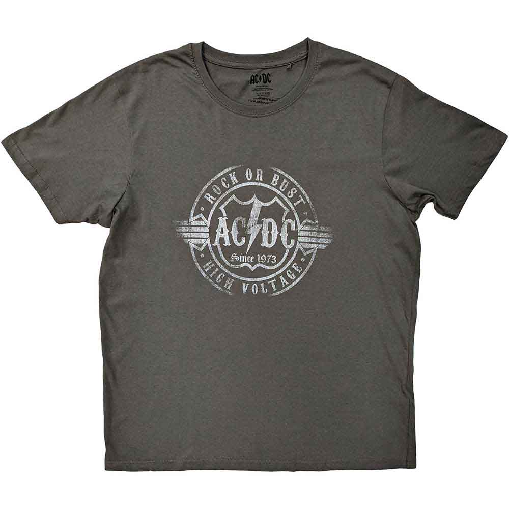 AC/DC - T-Shirt: (Small) - Unisex - Short Sleeves - Rock or B - Small image 1