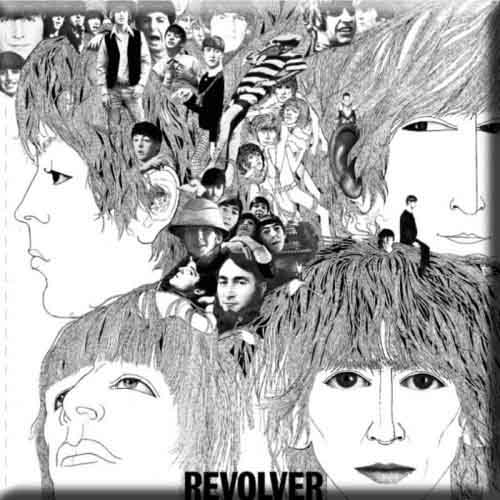 Beatles - Fridge Magnet: Revolver - TV Memorabilia Fridge Magnets image 1