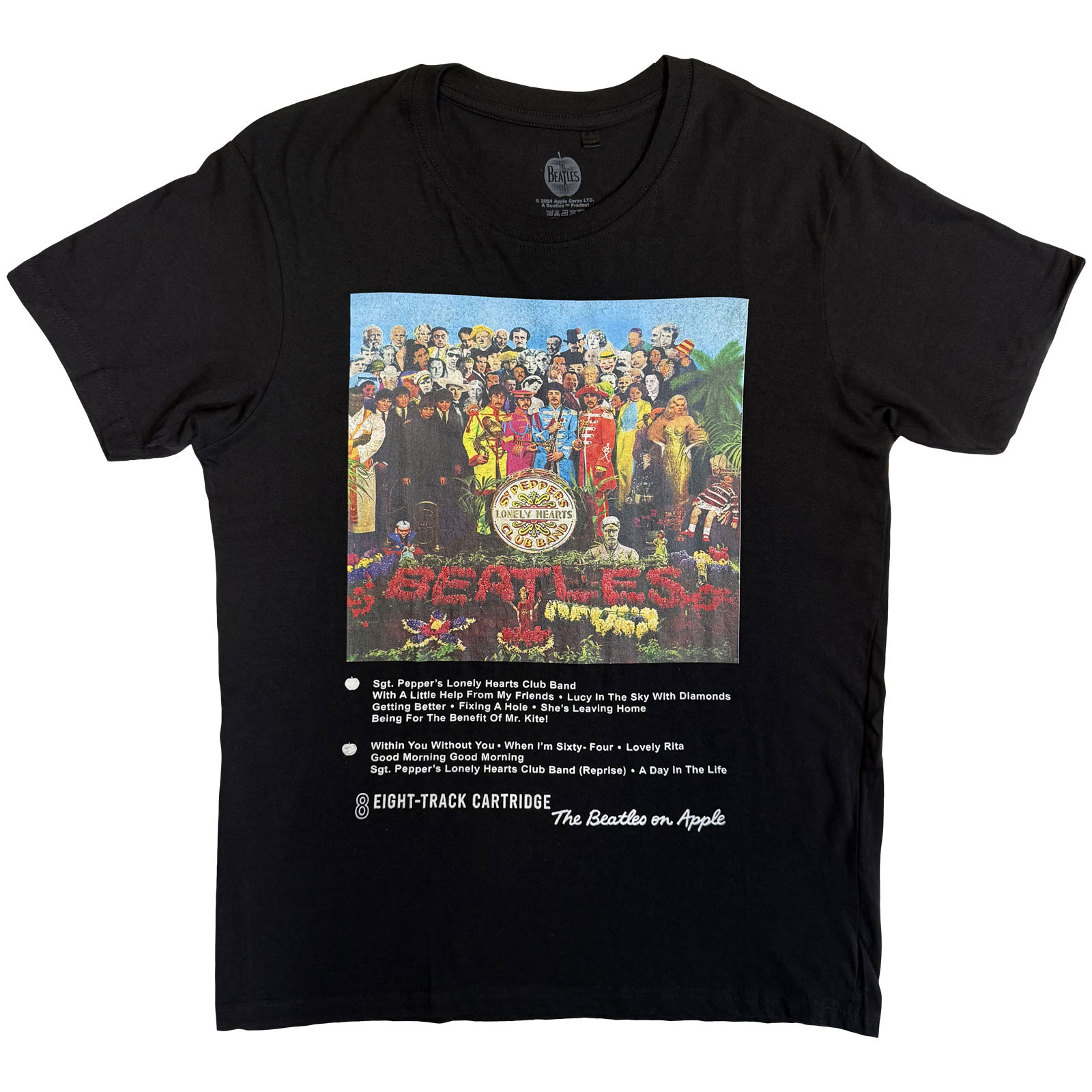 Beatles - tshirt - Unisex - Short Sleeves - Sgt Pepper 8 Trac - Medium image 1