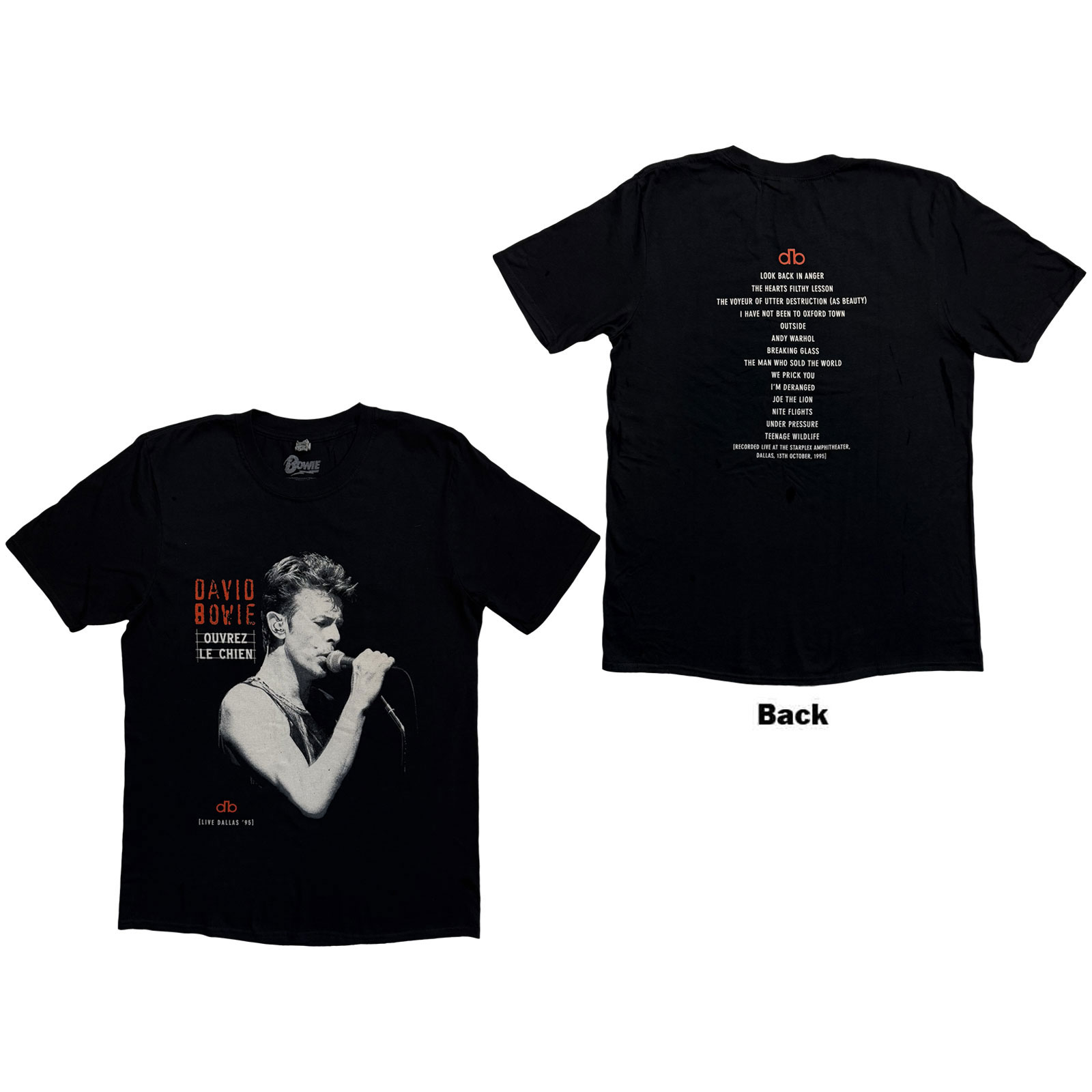 David Bowie - tshirt - Unisex - Short Sleeves - Medium image 1