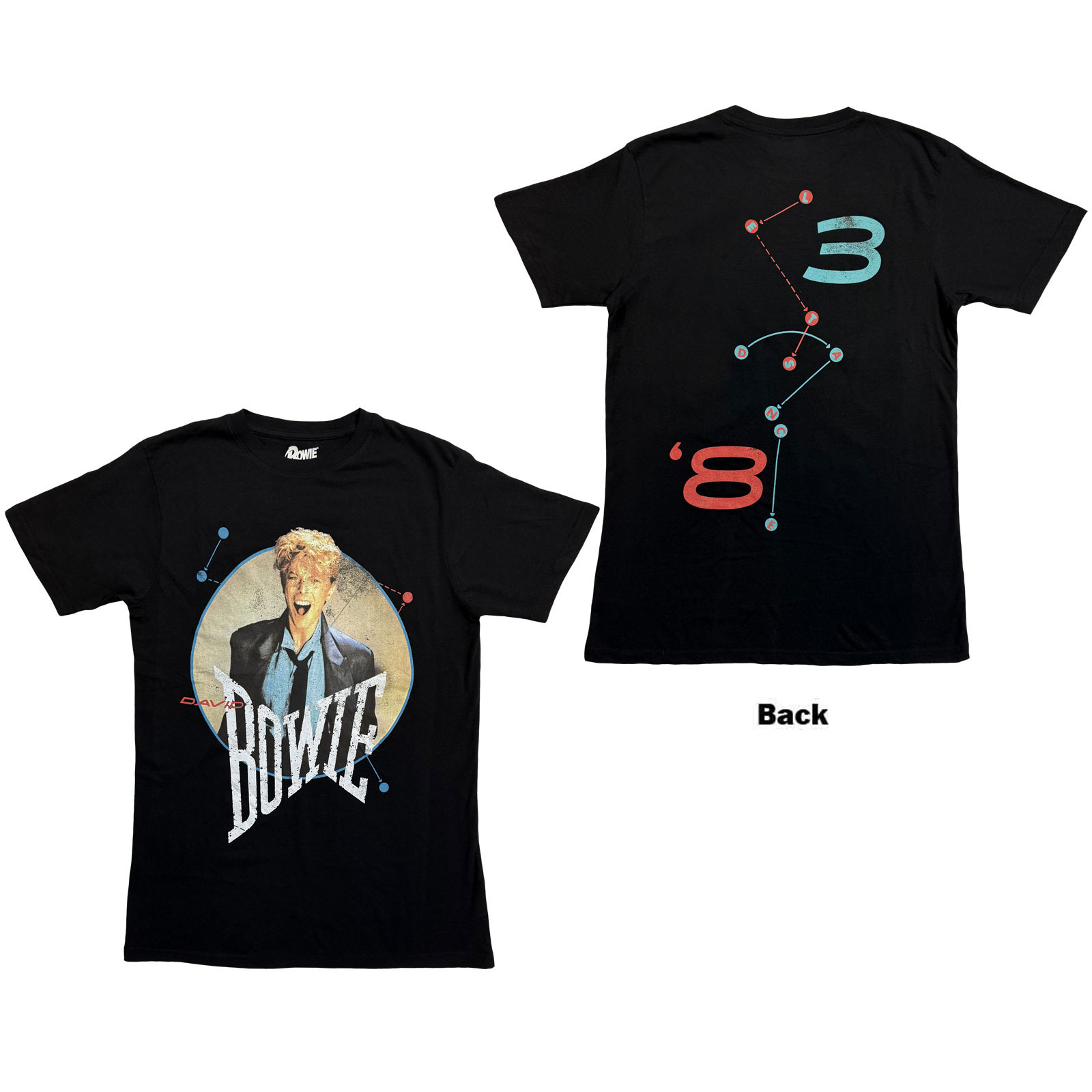 David Bowie - tshirt - Unisex - Short Sleeves - 2X-Large image 1