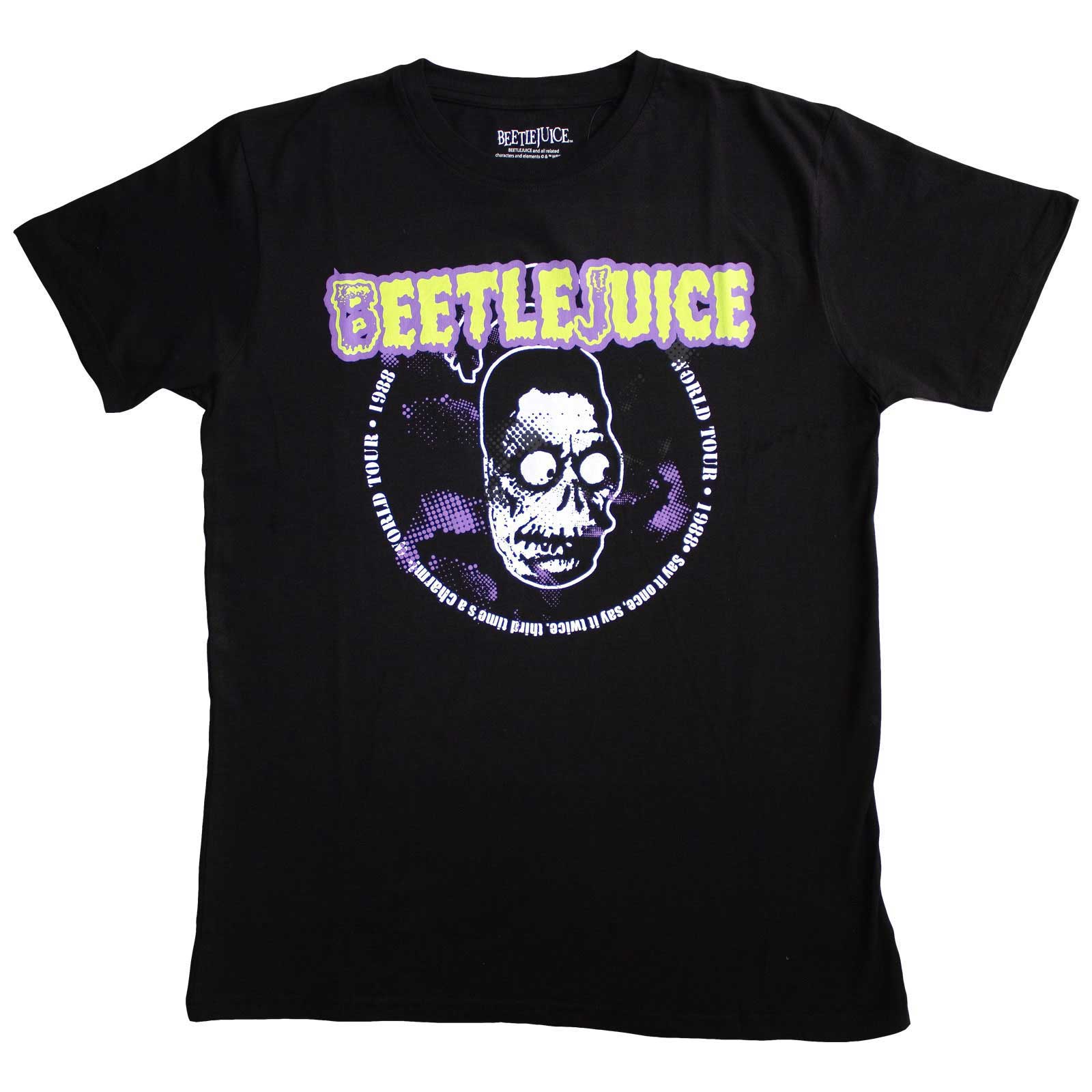 Beetlejuice - tshirt - Unisex - Short Sleeves - 1988 World T - X-Large image 1