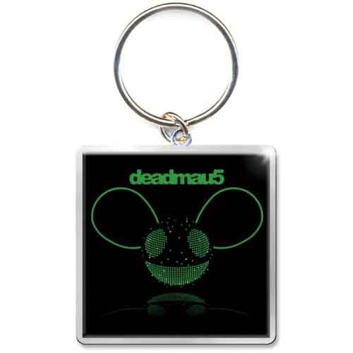 Deadmau5 - Keychain: Green Head (Photo-print) - keyrings image 1