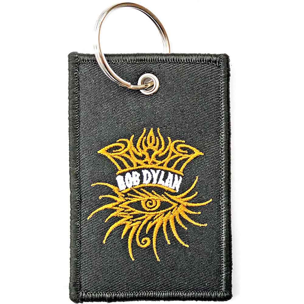 Bob Dylan - Keychain: Eye Icon (Double Sided Patch) - keyrings image 1