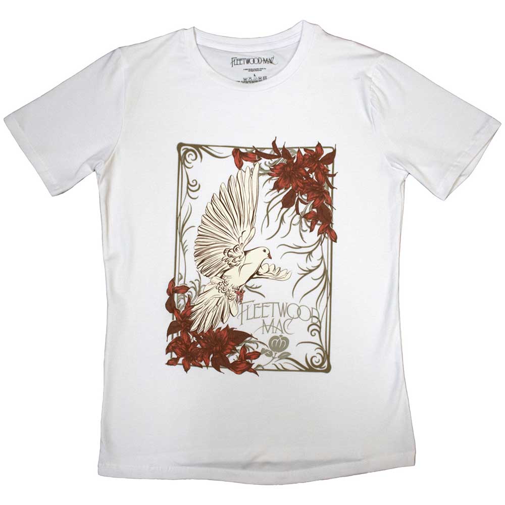 Fleetwood Mac - tshirt - Ladies - Short Sleeves - Dove - Small