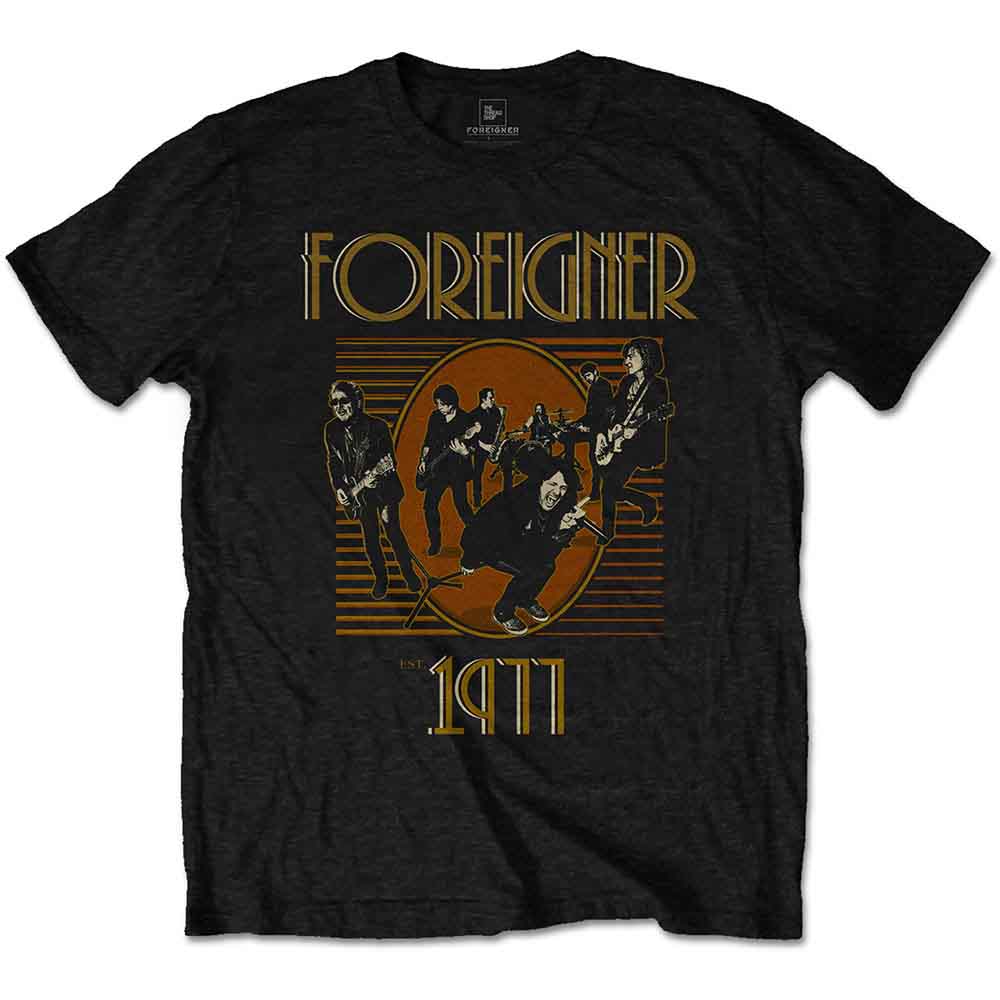 Foreigner - tshirt - Unisex - Short Sleeves - X-Large image 1