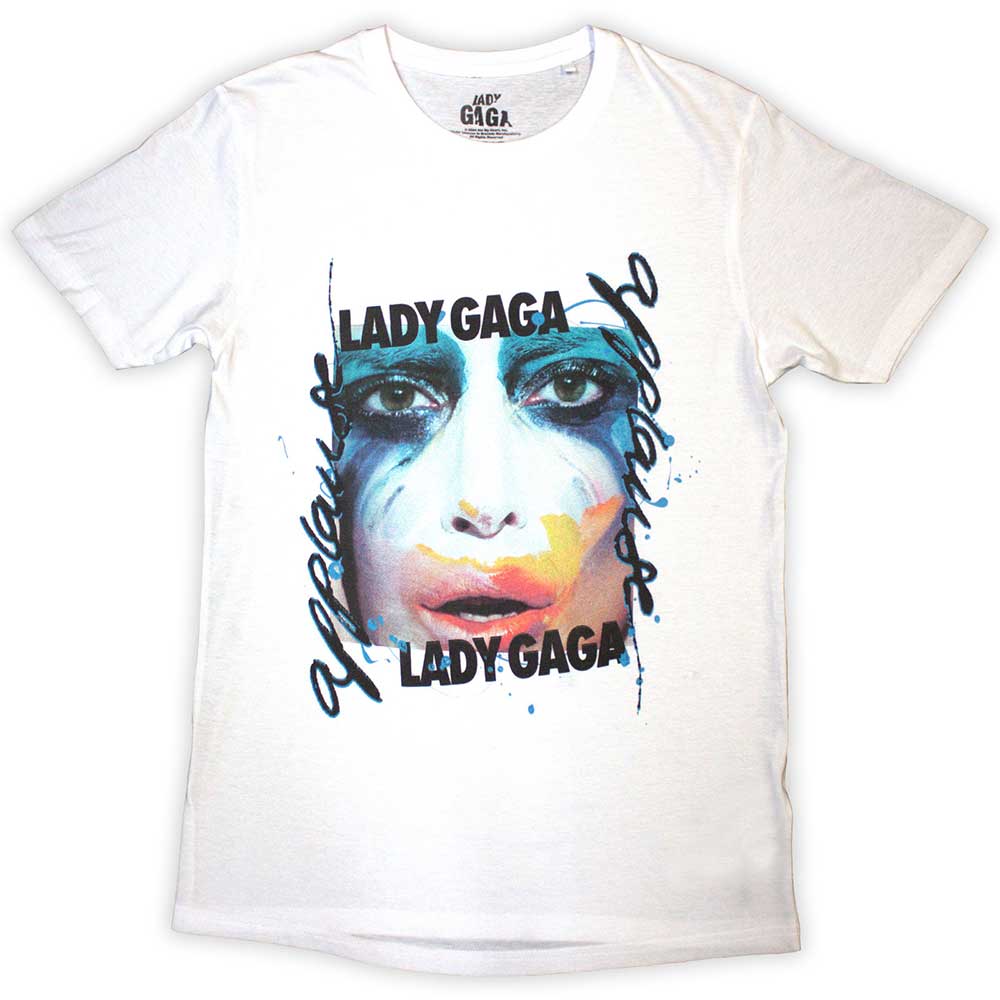 Lady Gaga - tshirt - Unisex - Short Sleeves - Artpop Facepa - XX-Large