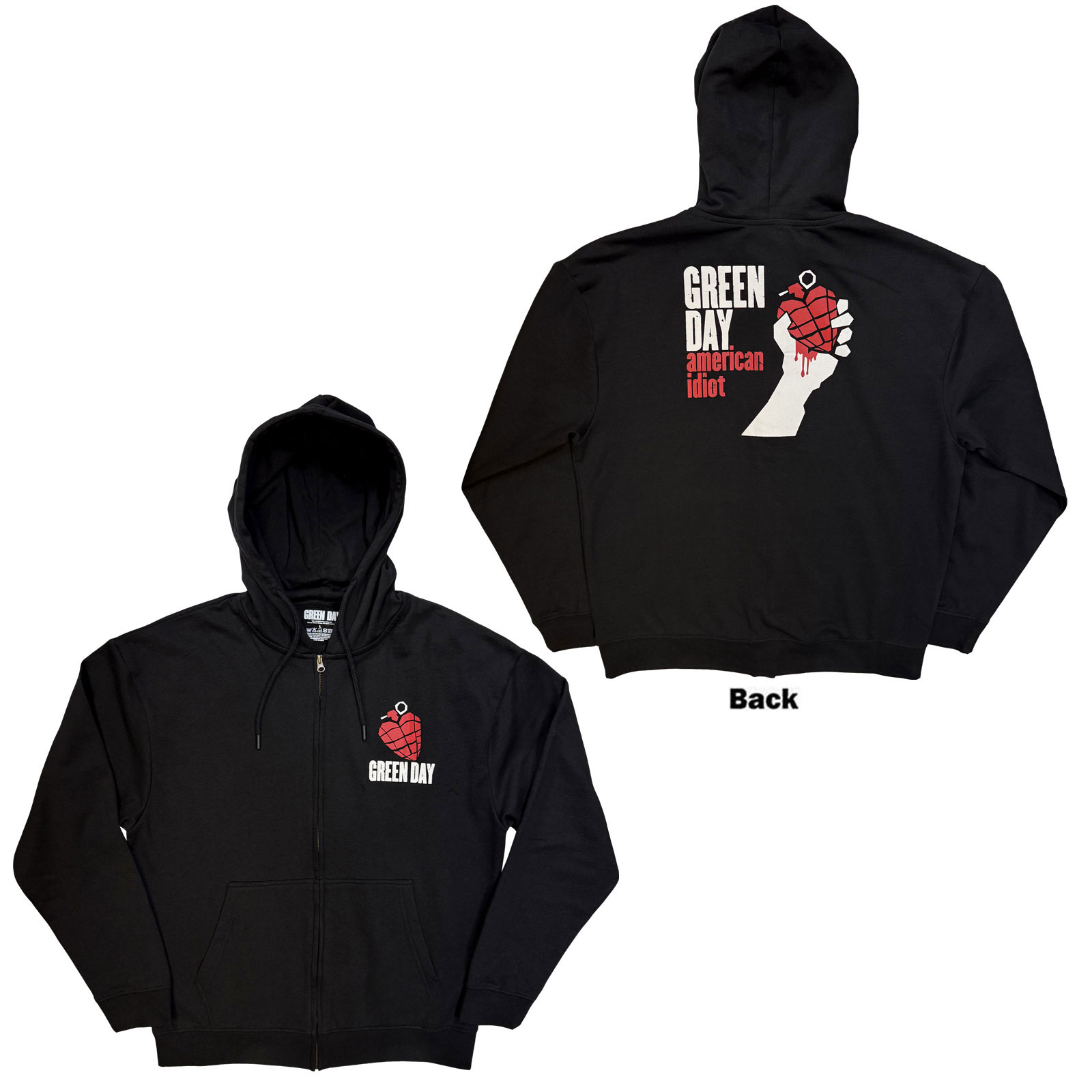 Green Day - hoodies - Unisex - Long Sleeves - Small image 1