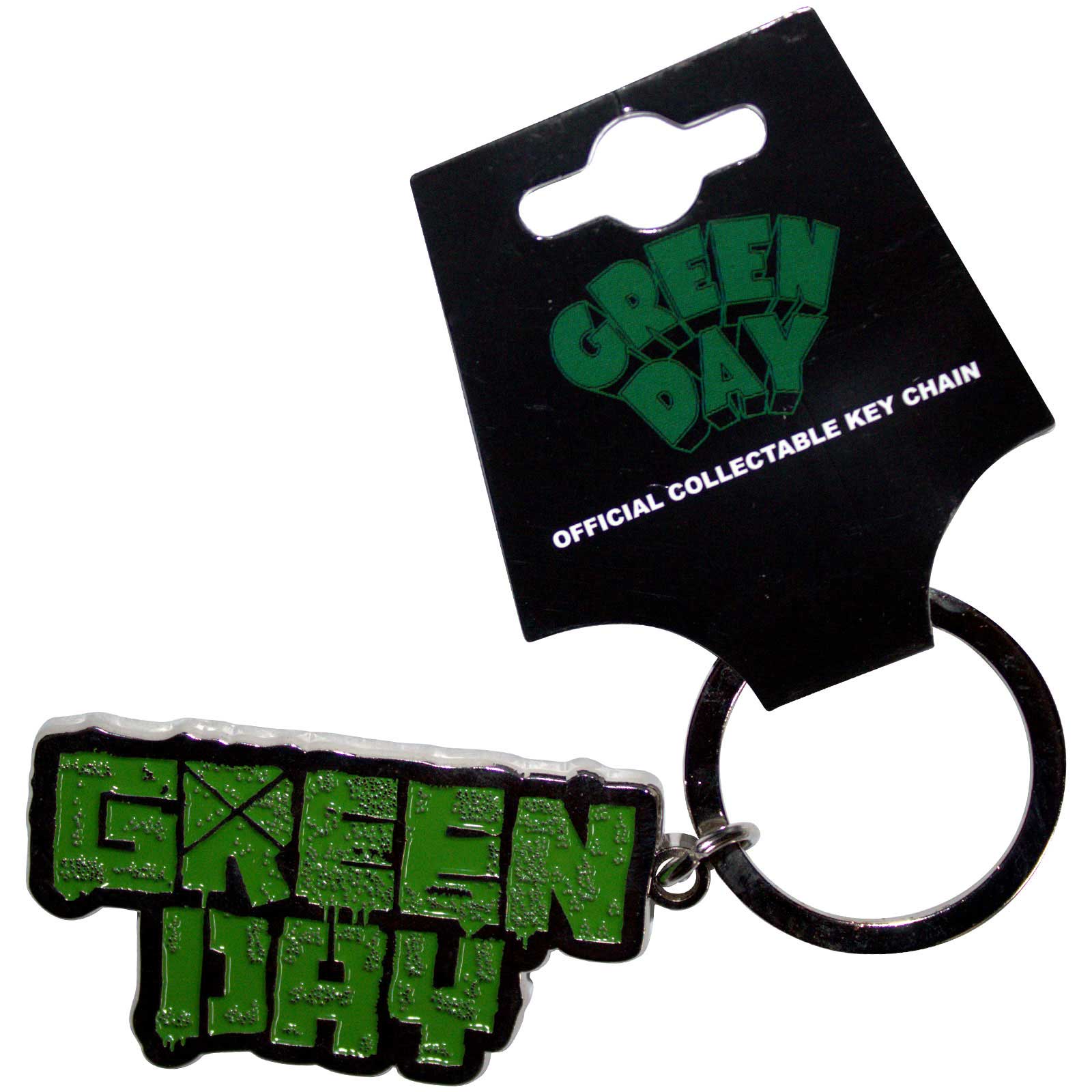 Green Day - Keychain:  (Enamel In-fill) - keyrings - Band L - One Size image 1
