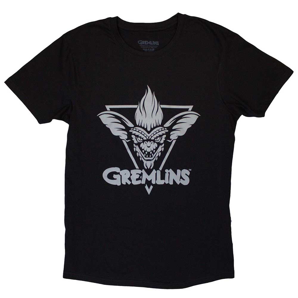 Gremlins - tshirt - Unisex - Short Sleeves - Stripe Triangle - Large