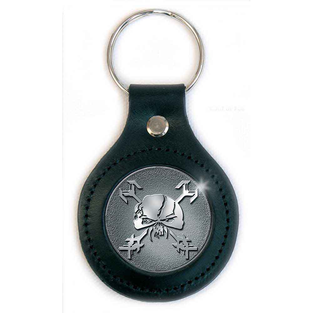 Iron Maiden - Keychain: Final Frontier Icon (Leather Fob) - keyrings image 1