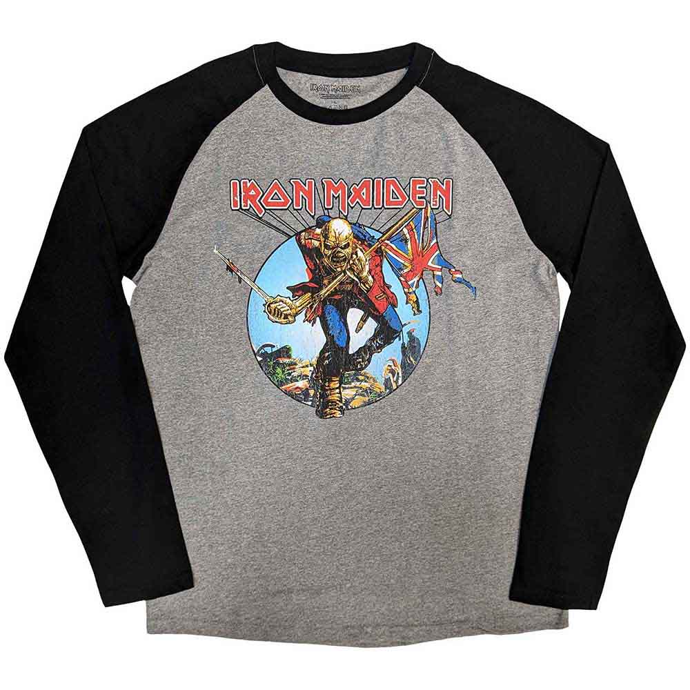 Iron Maiden - tshirt - Unisex - Short Raglan Sleeves - Small image 1
