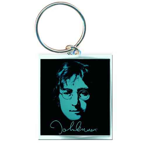 John Lennon - Keychain: Photo (Enamel In-fill) - keyrings image 1
