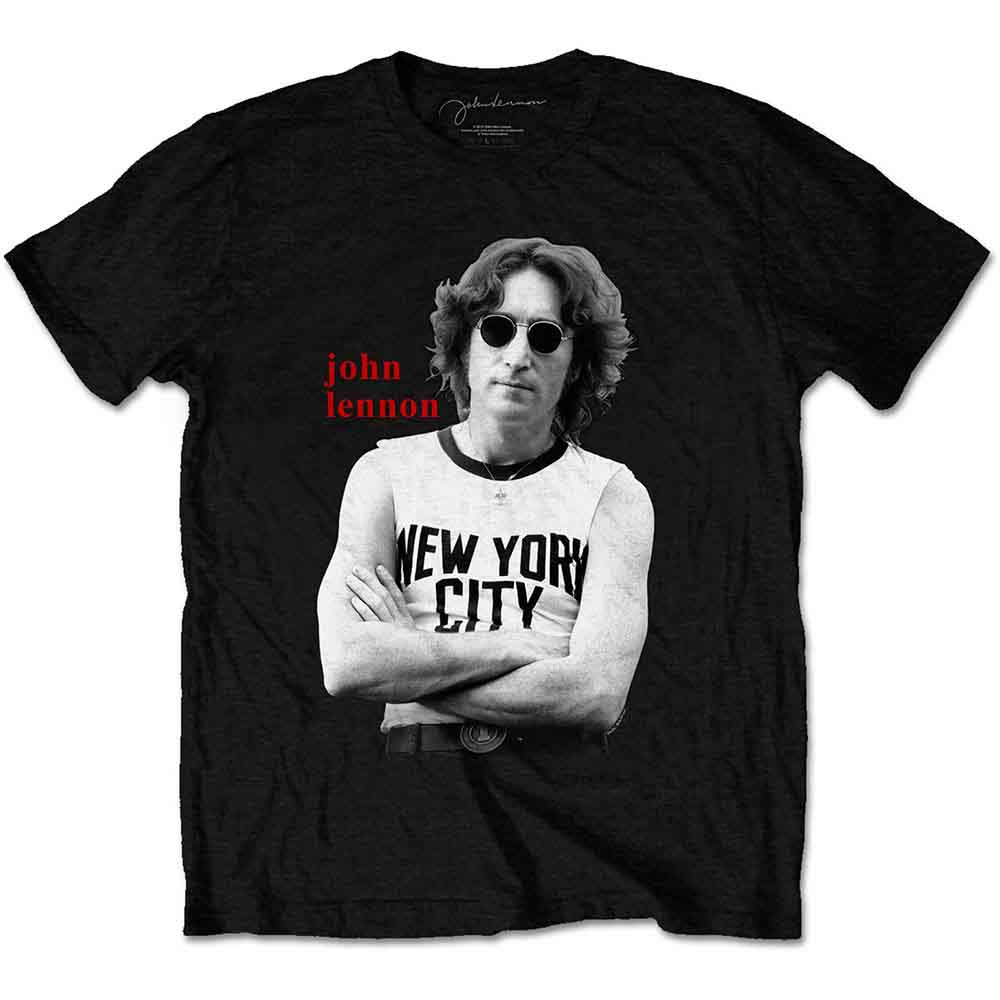 John Lennon - tshirt - Unisex - Short Sleeves - New York Ci - XX-Large image 1