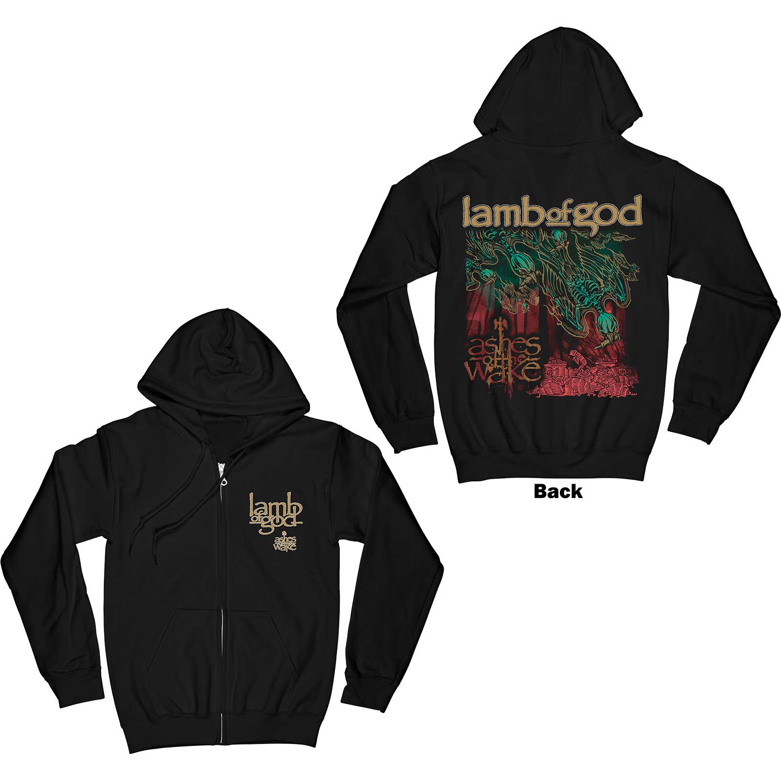 Lamb Of God - hoodies - Unisex - Long Sleeves - Ashes of the W - Small