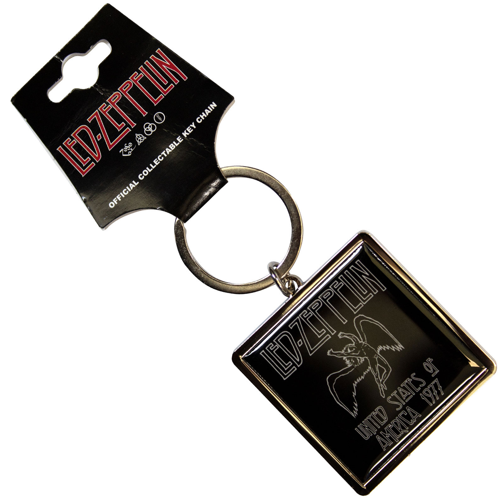 Led Zeppelin - Keychain: 1977 USA Tour (Photo-print) - keyr - One Size image 1