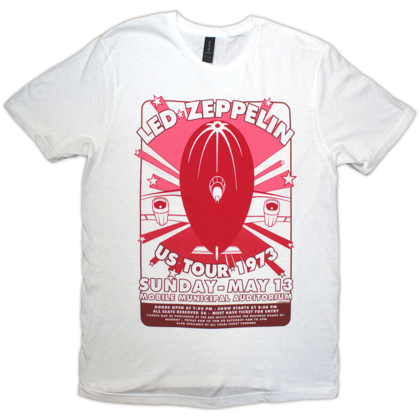 Led Zeppelin - tshirt - Unisex - Short Sleeves - Medium image 1