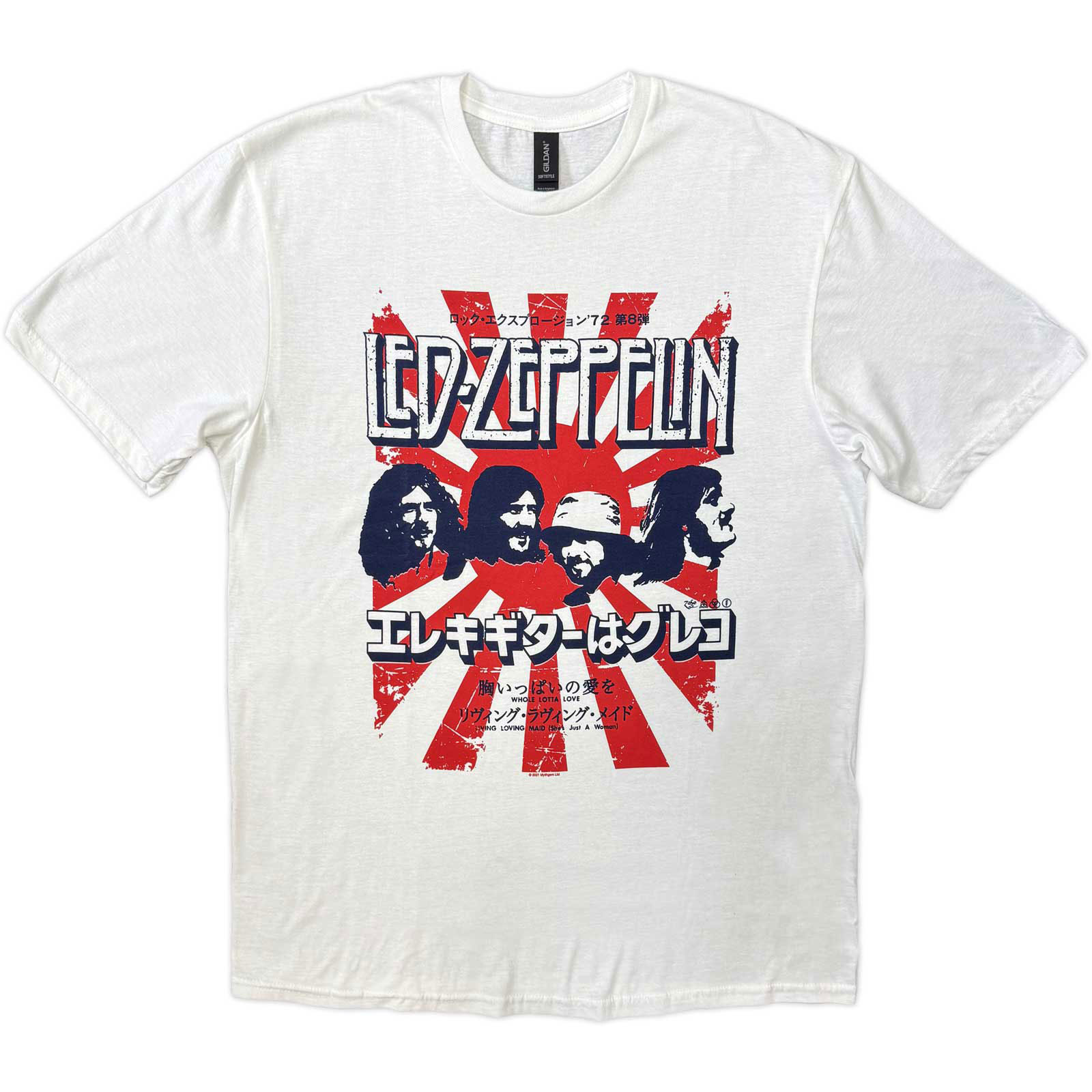 Led Zeppelin - tshirt - Unisex - Short Sleeves - Large