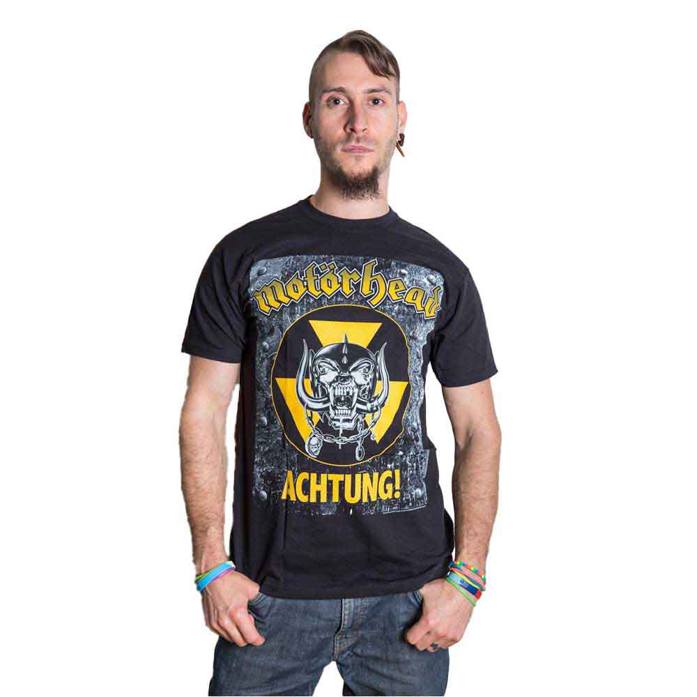 Motorhead - tshirt - Unisex - Short Sleeves - Achtung! - X-Large image 1