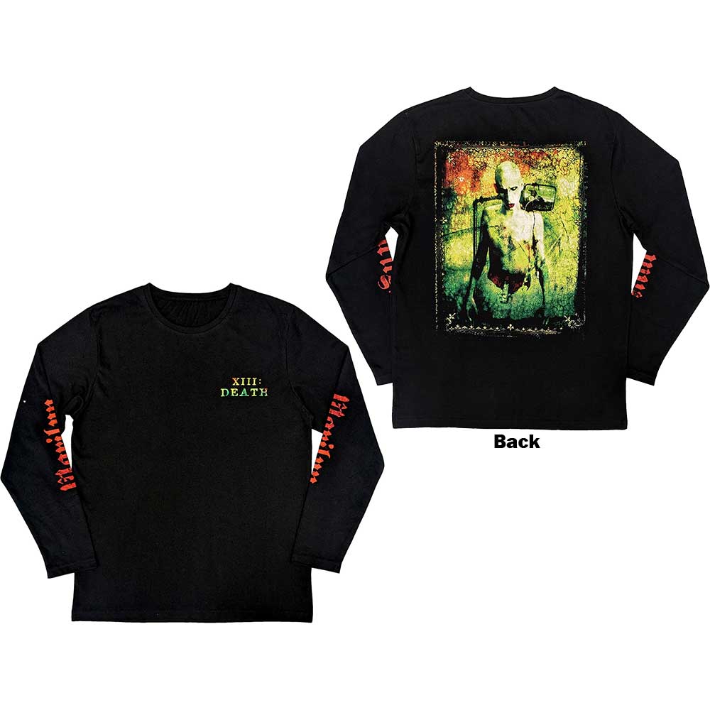 Marilyn Manson - tshirt - Unisex - Long Sleeves - Medium