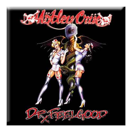 Motley Crue - Fridge Magnet: Dr Feelgood Nurses - TV Memorabilia Fridg image 1