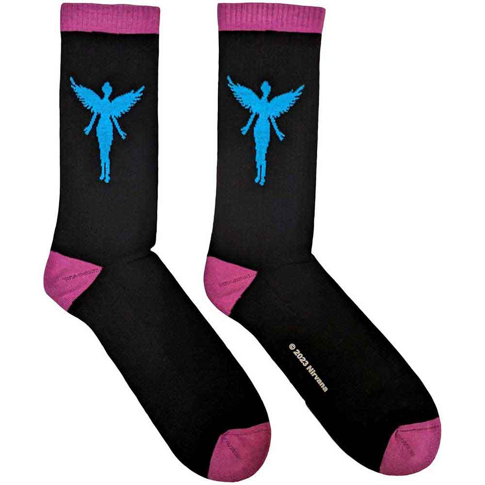 Nirvana - Socks & Hosiery - Unisex - In Utero Blue An - UK Size 7 - 11 image 1