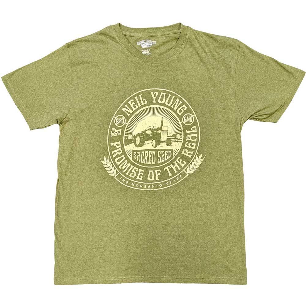 Neil Young - tshirt - Unisex - Short Sleeves - Large