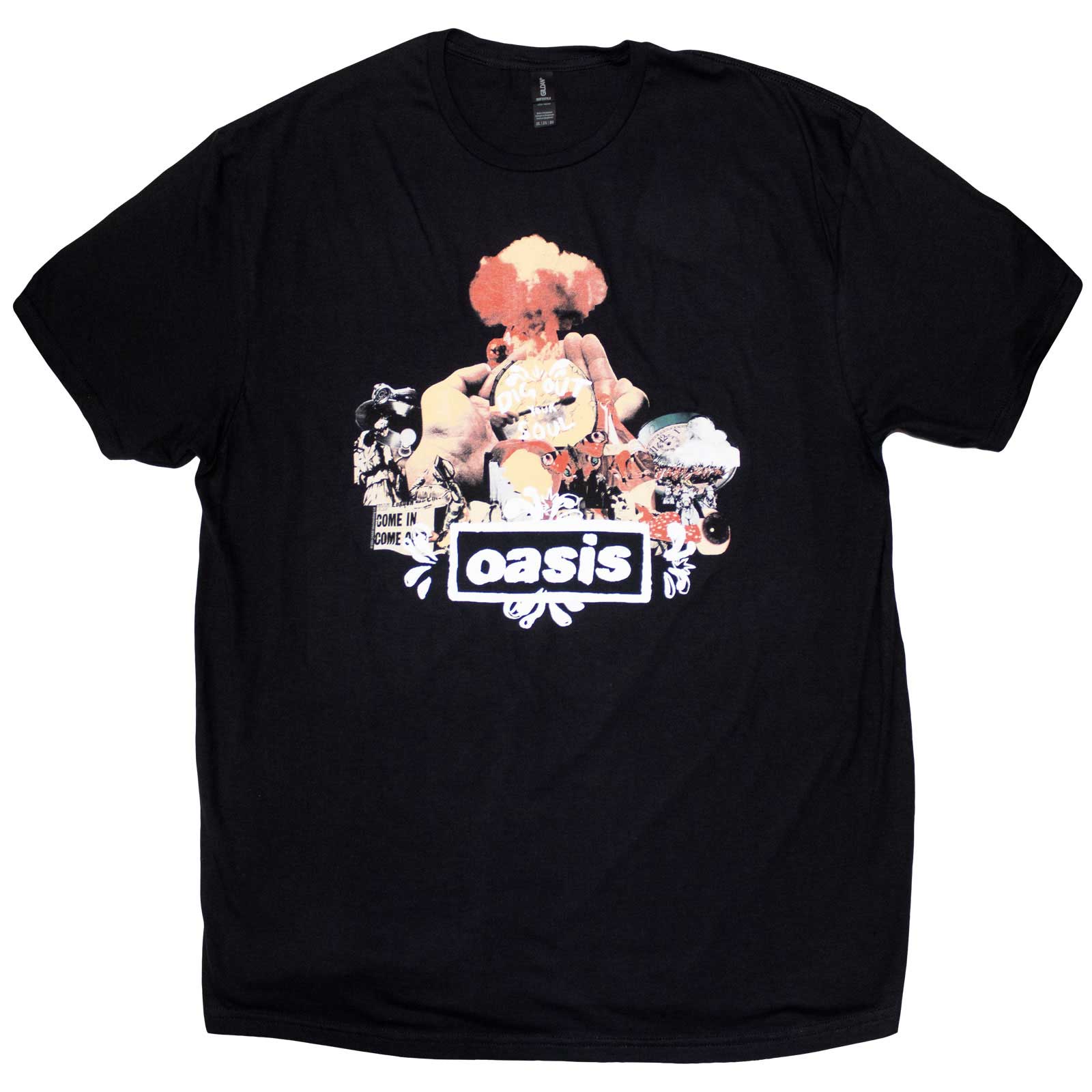 Oasis - tshirt - Unisex - Short Sleeves - Atomic Collage - Small image 1