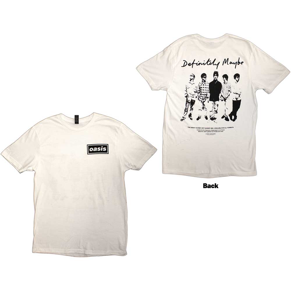 Oasis - tshirt - Unisex - Short Sleeves - Definitely Maybe P - X-Large image 1