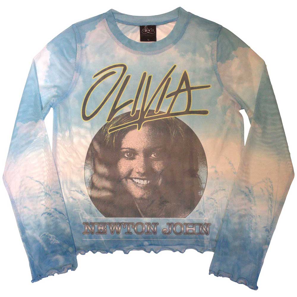 Olivia Newton-John - tshirt - Ladies - Long Sleeves - Circle P - Large
