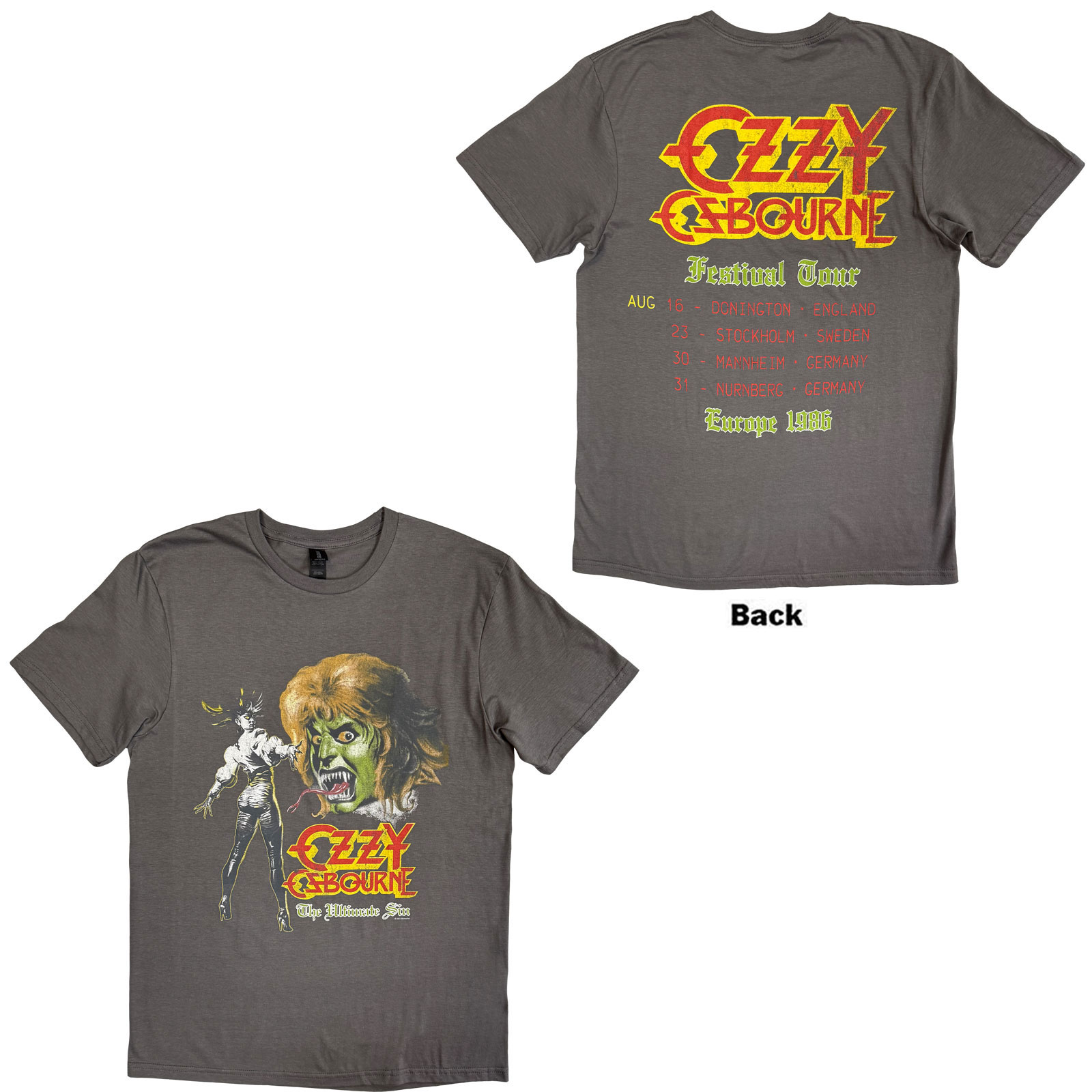 Ozzy Osbourne - tshirt - Unisex - Short Sleeves - Ultimate R - X-Large image 1