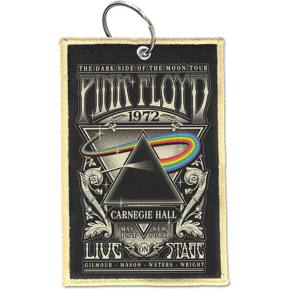 Pink Floyd - Keychain: Carnegie Hall (Double Sided Patch) - keyrings image 1