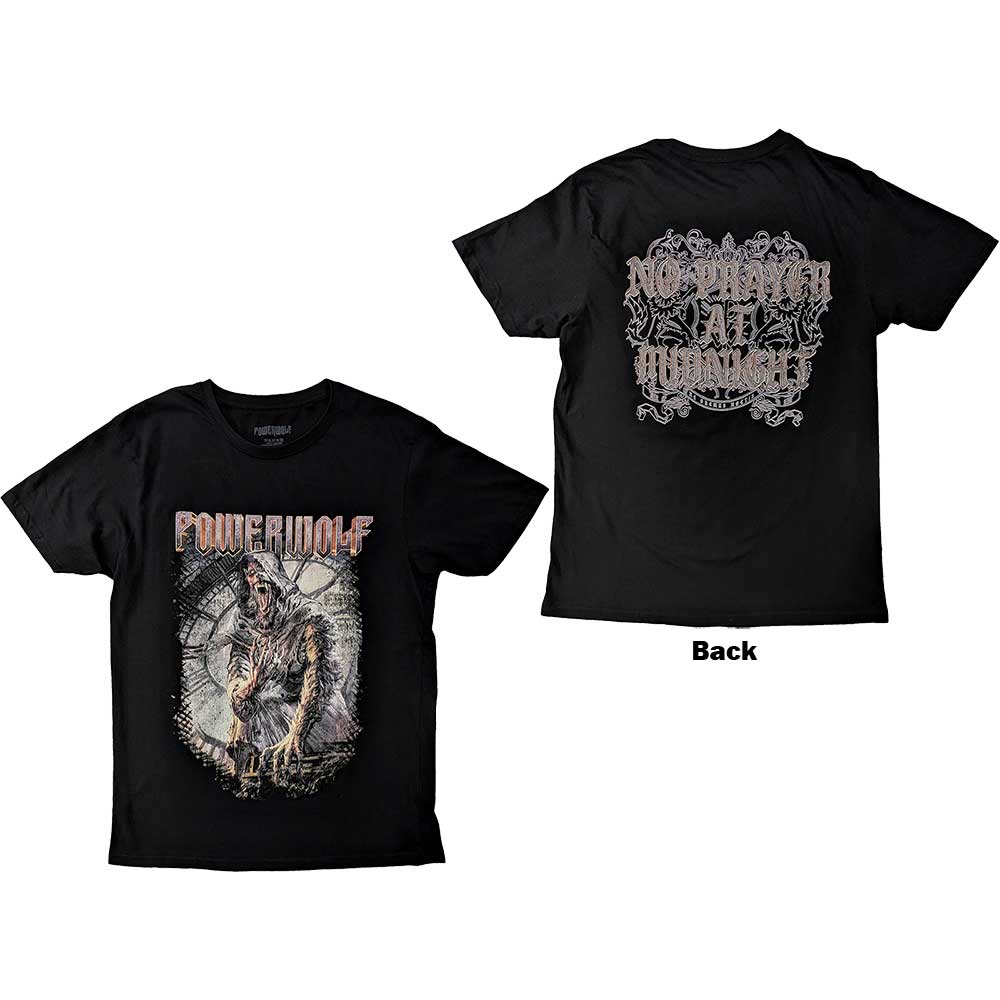 Powerwolf - tshirt - Unisex - Short Sleeves - No Prayer - Large