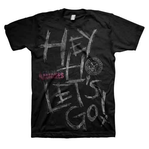 Ramones - tshirt - Unisex - Short Sleeves - Hey Ho - XX-Large image 1