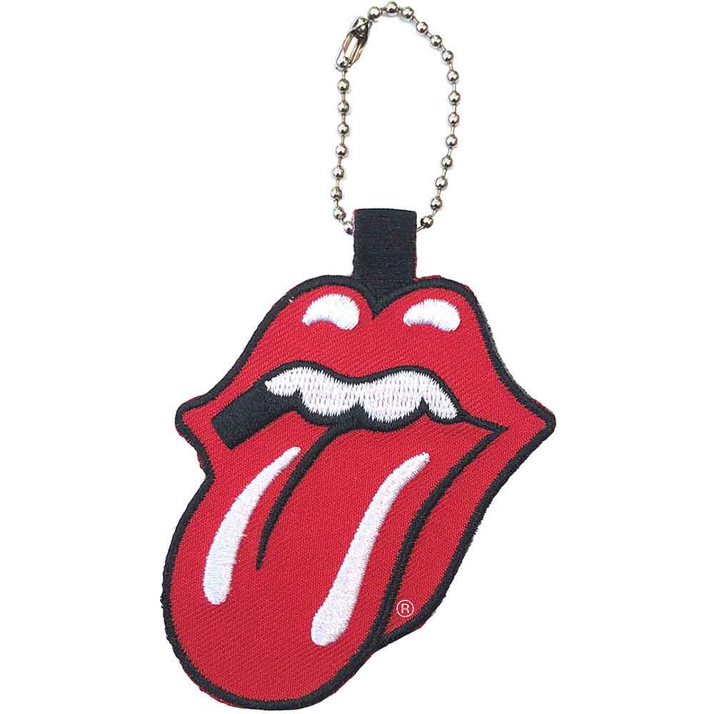 Rolling Stones - Keychain: Classic Tongue (Patch) - keyrings image 1