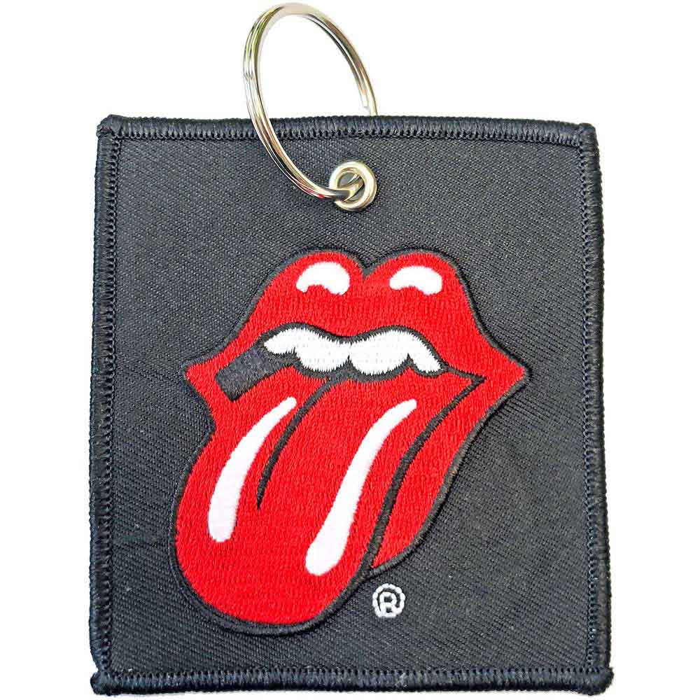 Rolling Stones - Keychain: Classic Tongue (Patch) - keyrings image 1