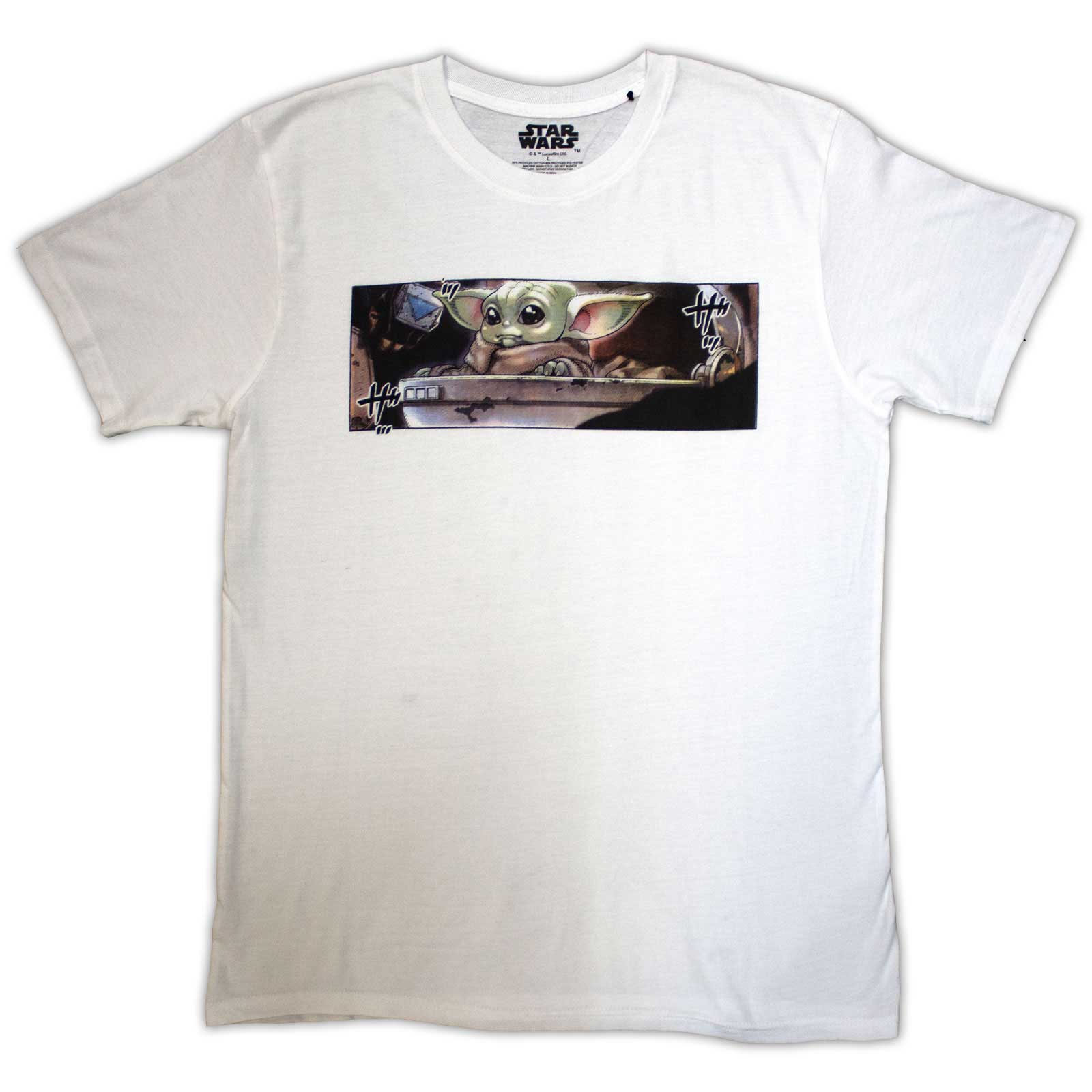 Star Wars - tshirt - Unisex - Short Sleeves - Grogu Frame - Large image 1