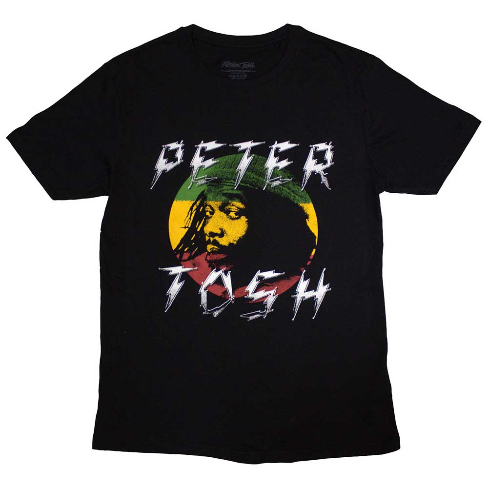 Peter Tosh - tshirt - Unisex - Short Sleeves - Lightning Log - X-Large image 1