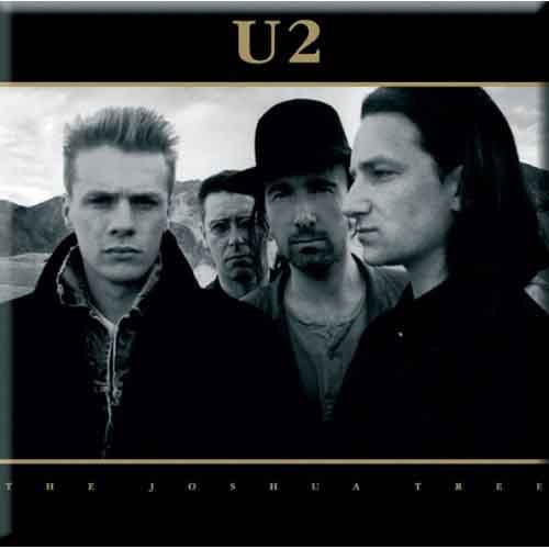 U2 - Fridge Magnet: Joshua Tree - TV Memorabilia Fridge Magnets image 1