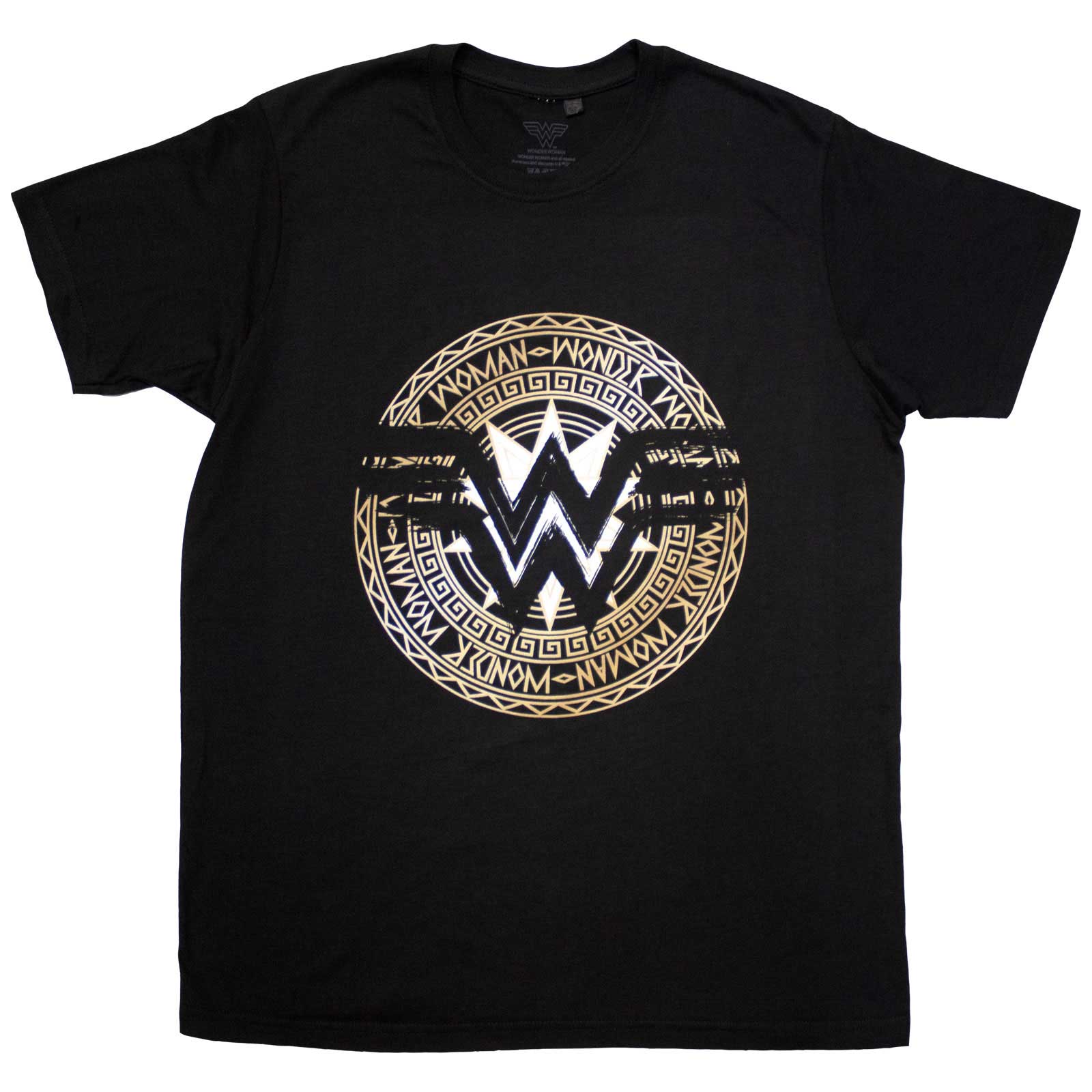 s - tshirt - Unisex - Short Sleeves - Wonder Woman Gold Cir - 2X-Large image 1