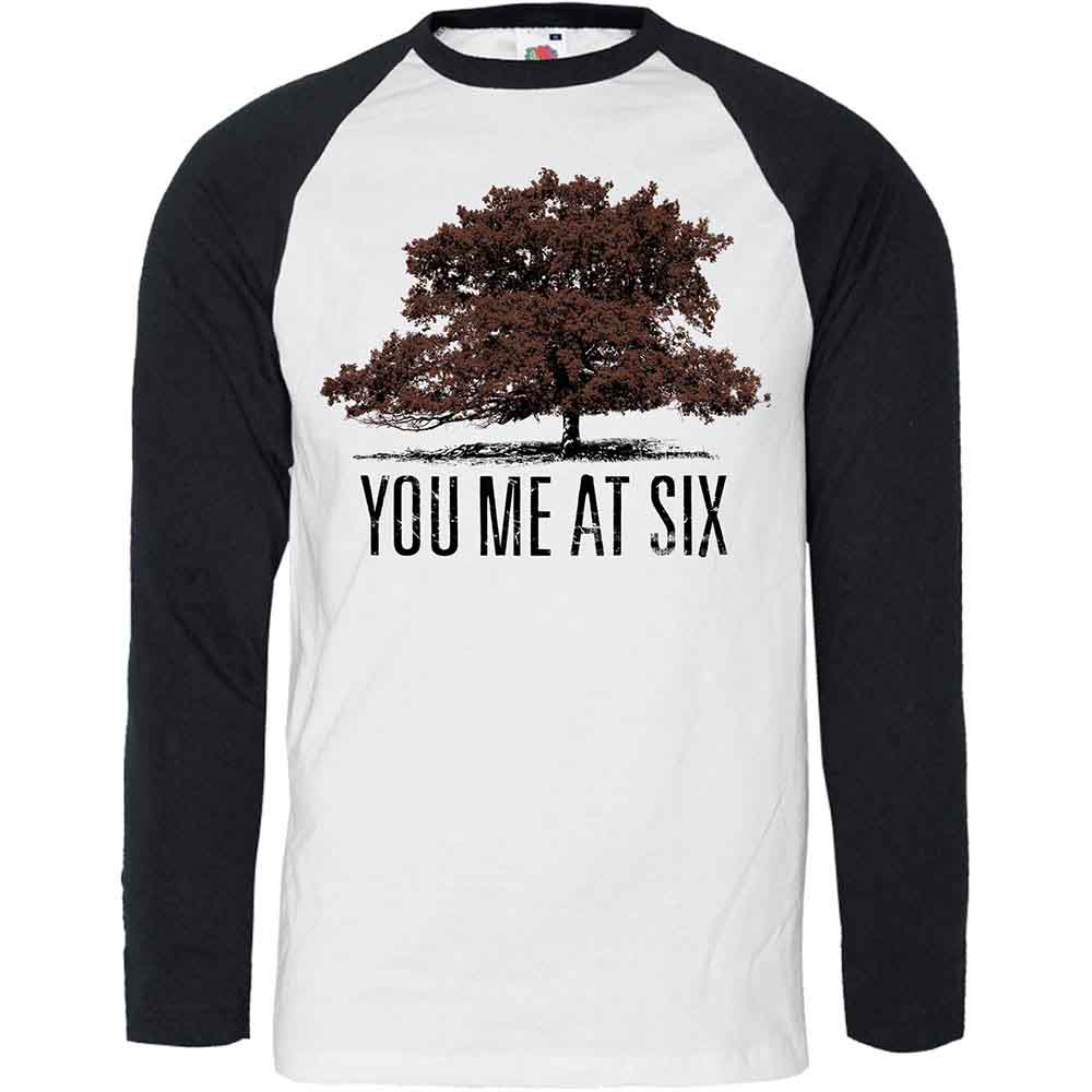 You Me At Six - tshirt - Unisex - Three Quarter Raglan Sleeves - Small