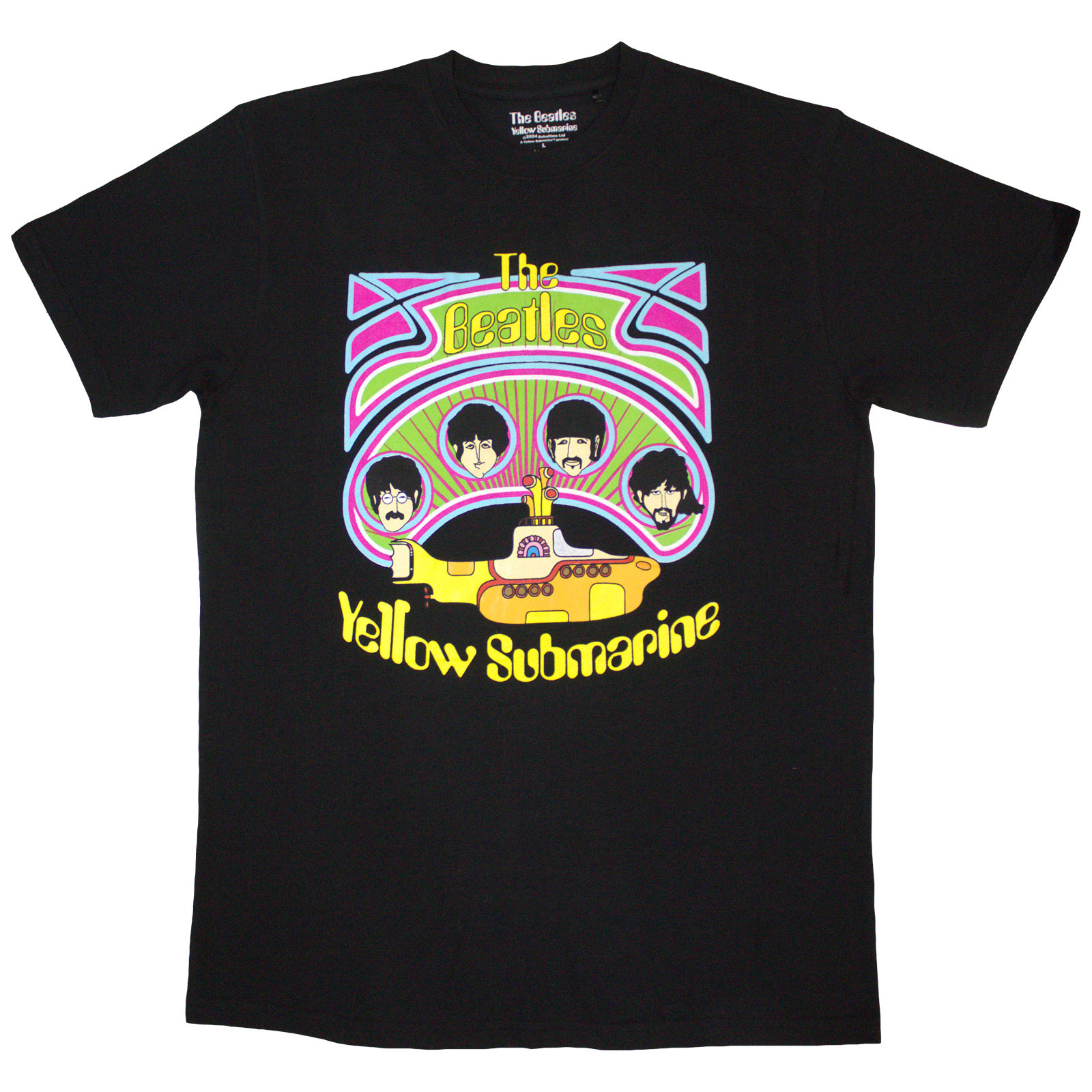 Beatles - tshirt - Unisex - Short Sleeves - Yellow Submarine H - Large image 1
